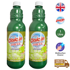 Disiclin MultiSurface Floor Cleaner Concentrated Scented Liquid Zen 1L x2 5.32 per litre