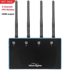 Hawk Eye 4-CH Receiving FPV Monitor Distribution Display HDMI-compatible TV