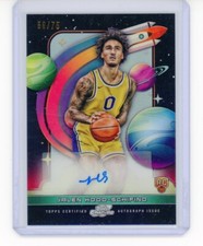 Jalen Hood-Schifino 2023-24 Topps Cosmic Chrome Basketball Rookie Auto #56/75