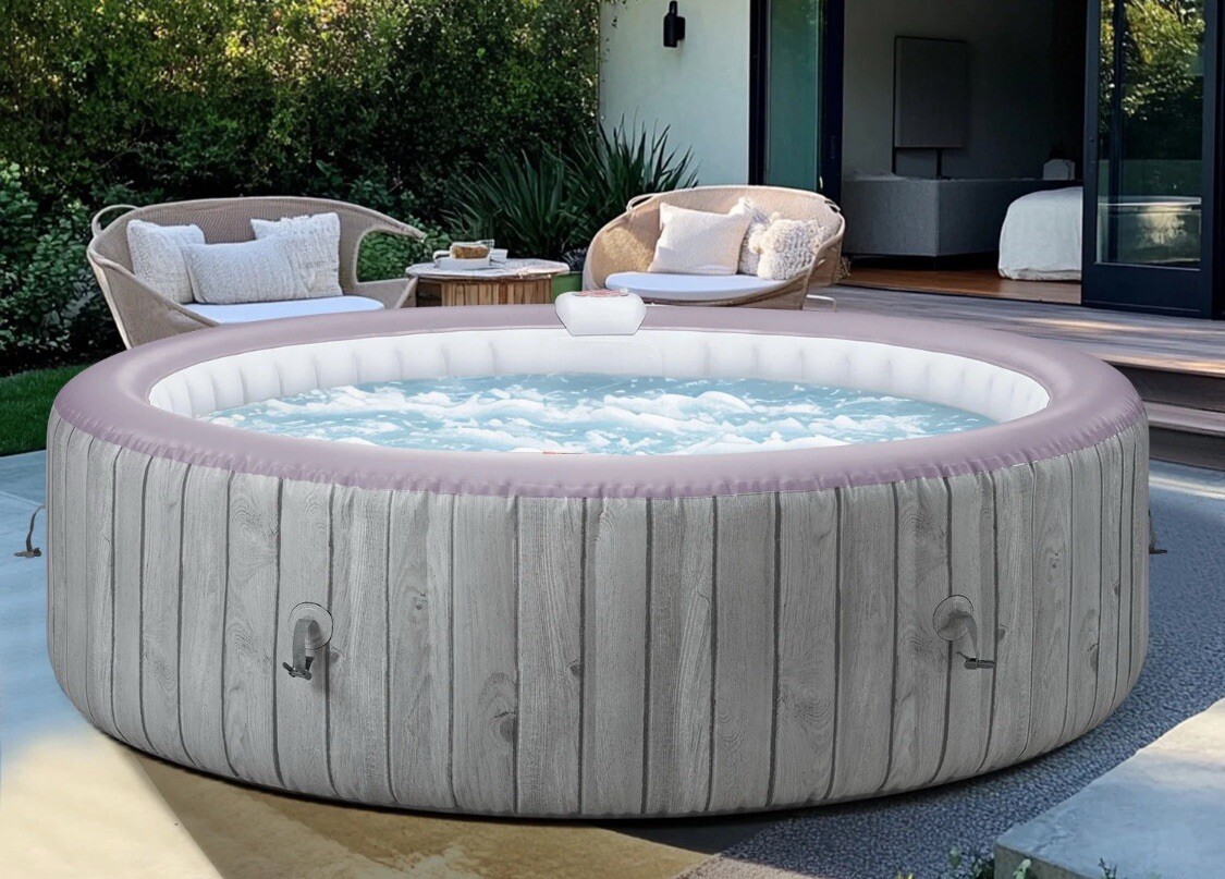 Ubuy Intex Purespa Purespa Bubble Spa Set New 6-8 Person Portable