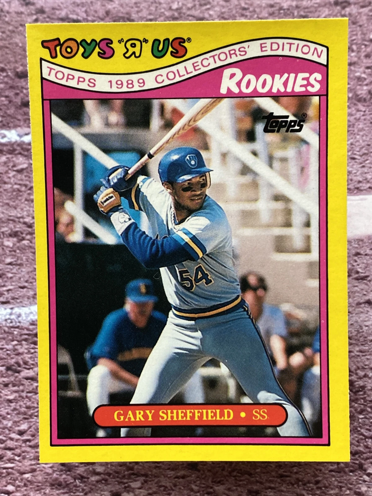 1989 Topps Toys R Us Rookies Gary Sheffield #28 Milwaukee Brewers