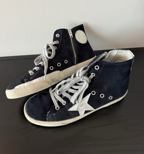 Tolle High-Top Sneakers FRANCY von GOLDEN GOOSE - 38 - Dunkelblau