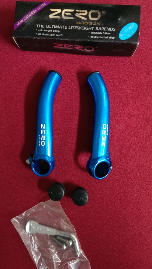 Shogun Tuning Set in Blu: Zero Barends, Sgancio Rapido, Tappi Manubrio, Triangoli foto 6