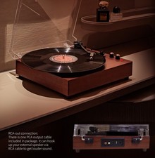 Record Player E300, Turntable, Record Player With 2 Stereo Speaker--Selling On T