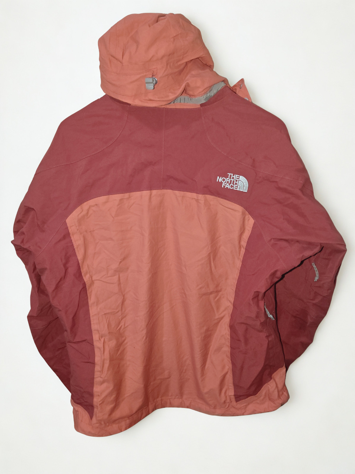 The North Face Women's L HyVent Waterproof Hooded Jacket Burnt Orange Rain Shell image 4