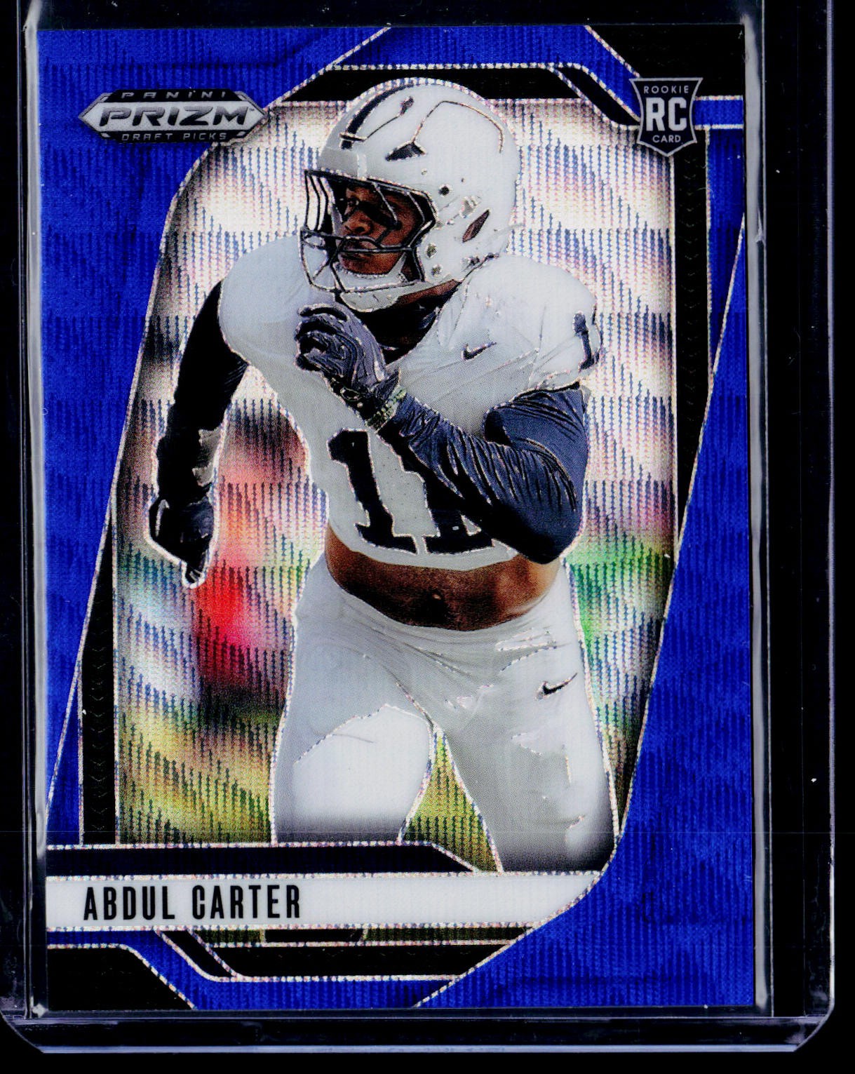 2025 Panini Prizm Draft Picks #102 Abdul Carter Prizms Blue Wave #/299