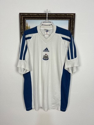 Vintage 90's Adidas Newcastle United Football Train Shirt Soccer Jersey Size L