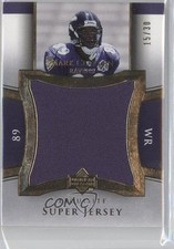 2005 Upper Deck Exquisite Collection Super Jersey Gold 15/30 Mark Clayton z8s