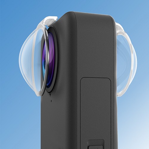 Lens Protective Cover for DJI Osmo 360 - Extra Thick Shockproof Silicone Len Cap - Picture 2 of 5