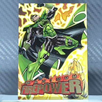 1996 SkyBox DC Outburst MAXIMUM FIREPOWER PARALLAX IN COMMAND #15