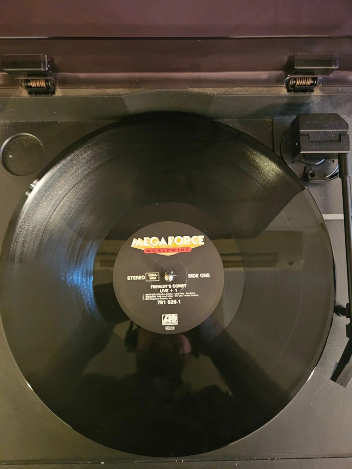 FREHLEY'S COMET Live +1 1988 LP EP KISS HARD ROCK HEAVY METAL ORG PRS VINILO Foto 4 de 4