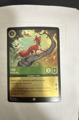Tod - Nimble Fox 72/204 Wilds Unknown Cold Foil