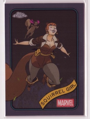 2025 Topps Chrome Marvel Squirrel Girl #44 Base