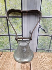 Vintage Primitive Cowbell door entrance bell dinner cast iron
