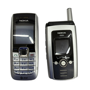 Lot of 2 Nokia Cell Phones 2610 AT&T and 6315i Verizon Untested