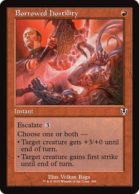 MTG - Borrowed Hostility - Innistrad Remastered - NM - EN - Non-Foil