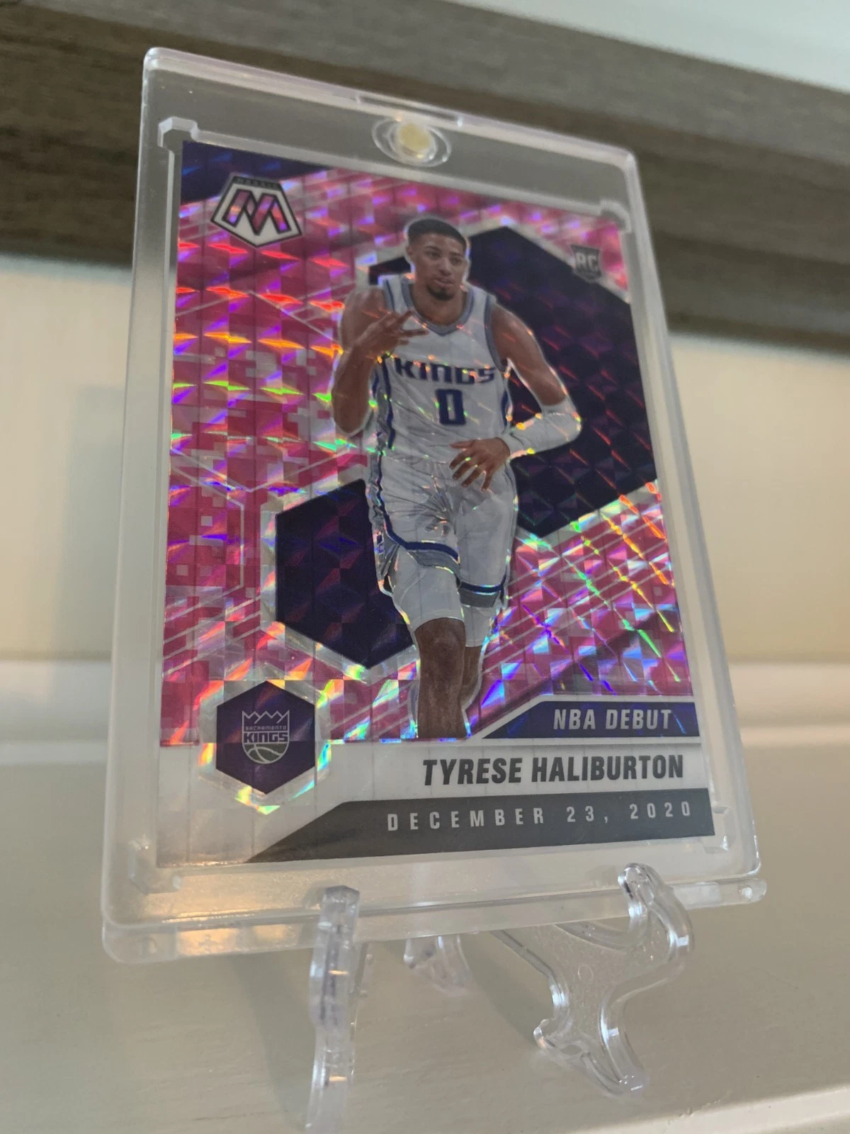 2020 Panini Mosaic - NBA Debut - Tyrese Haliburton #264 Camo Pink (RC)