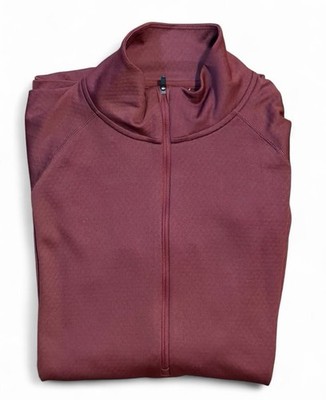Patagonia Capilene Midweight 1/4 Zip Pullover Womens L Burgundy Base Layer