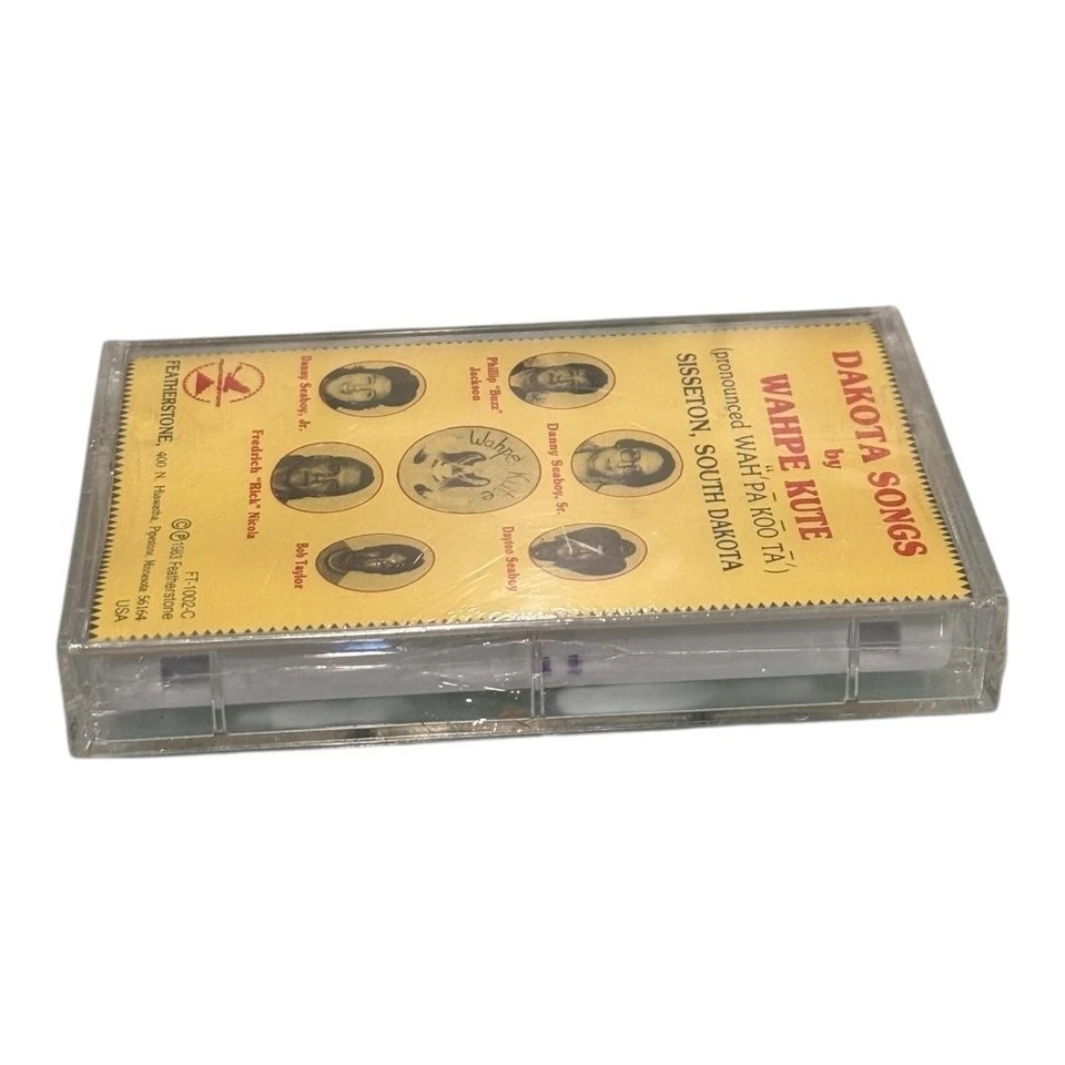 Vintage Wahpe Kute Cassette Dakota Songs Native American Live 1983 FT-1002-C - Image 3 of 4