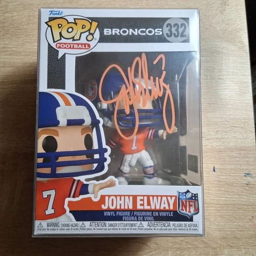 John Elway - Denver Broncos - Signed Funko w/ COA