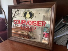 VINTAGE COURVOISIER VSOP COGNAC MIRROR 20 X 15 OVER 40 YEARS OLD NEW IN BOX