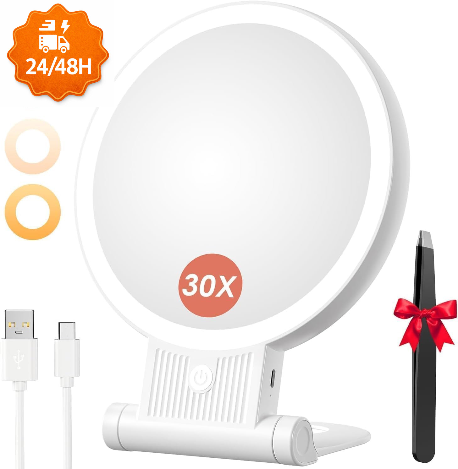 Specchio Trucco LED 30X/1X Doppia Faccia - Must-Have Beauty 2026