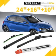 Für Bosch A555S Scheibenwischer vorne + hinten passend für VW Polo Polo Van UP