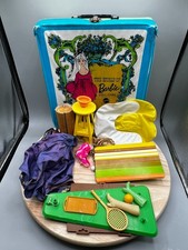 The World Of Barbie Doll Case 1002 Vintage 1968 Mattel Accessories Dress