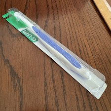 GUM End-Tuft Toothbrush 1ct 308 Blue Made In USA NEW