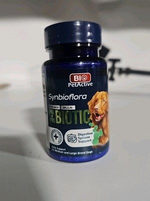 10 Pk Bio PetActive Synbioflora Pre + Pro Biotic Supplement For Dogs Exp:8/19/27
