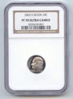2003-S Silver Proof Roosevelt Dime, NGC PF-70 Ultra Cameo