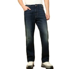 Size 14 Paper Denim Clothe Boys Dark Wash Distressed Stretch Jeans