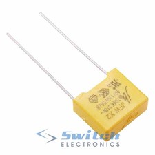 0.01uF to 2.2uF 310VAC X2 Metallised Polypropylene Film Capacitor