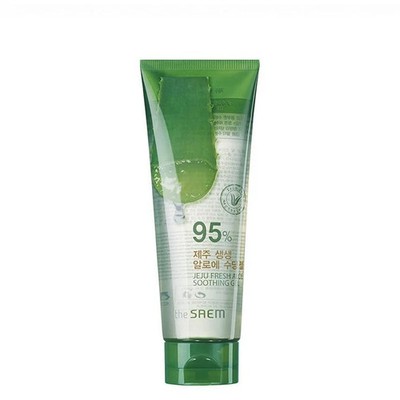 NEW THE SAEM JEJU FRESH ALOE SOOTHING GEL 95% 250ml No Tariffs In US K-Beauty