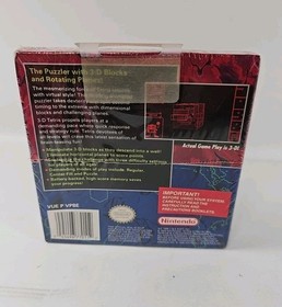Virtual Boy Sealed 3D Tetris Nintendo SEALED NEW RARE