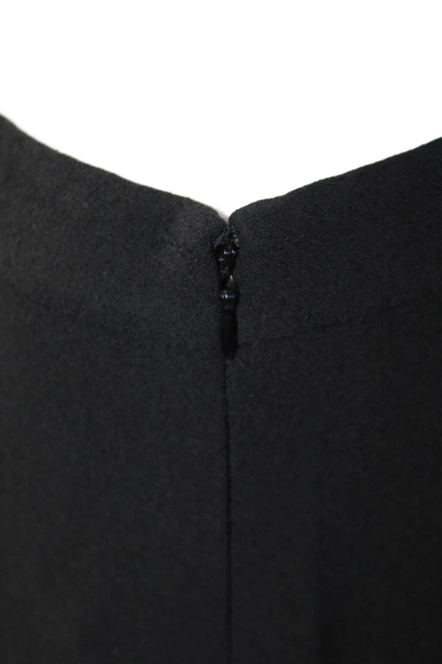 Шорты повседневные женские Theory на боковой молнии плоские спереди выше колена черные размер 4 США - Изображение 4 из 4