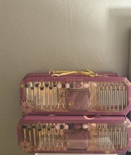 THALIA SODI 31 Piece Makeup Brush Set Beauty Essentials Pink Gold Silver