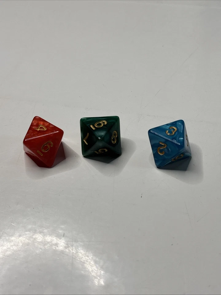 Lote Mixto de Dados Poliédricos - Dados DnD RPG - 20+ Piezas - Incluye Juego Completo Foto 4 de 4