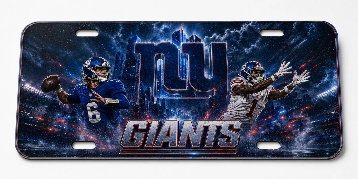 帯付き！国内盤！メタル・ジャイアンツ / L GIANTS New York Giants NFL License Plates for sale | eBay