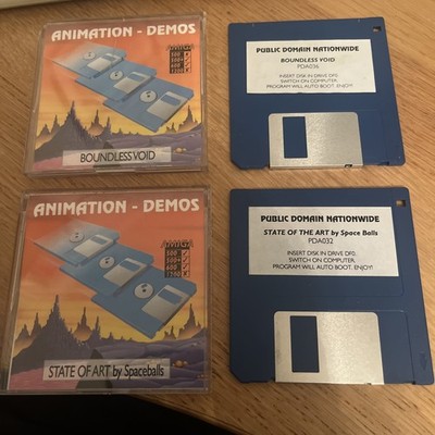 Vintage Amiga Public Domain Animation Demo s. State of Art & Boundless Void