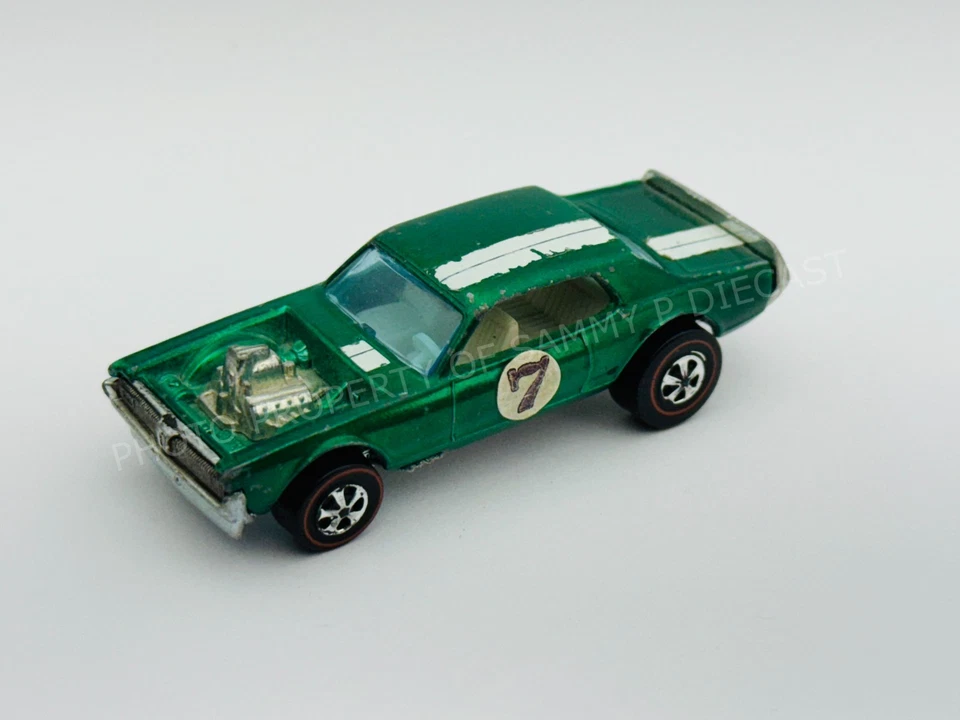 Hot Wheels Redline NITTY GRITTY KITTY Green HK White Interior Very Nice !!! - Image 2 of 4