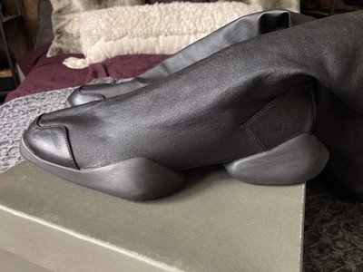 RICK OWENS adidas RO Runner stretch schwarz UK 7 Gr 40