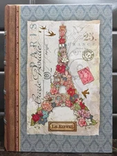 Punch Studio Le Eiffel Paris Hollow Book Hideaway Safe Book Box 8.5×6×2" Medium