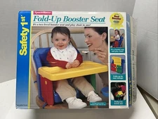 VTG Safety 1st Travel On The Go Fold Up Space Saver Booster Seat Chair Tray Box