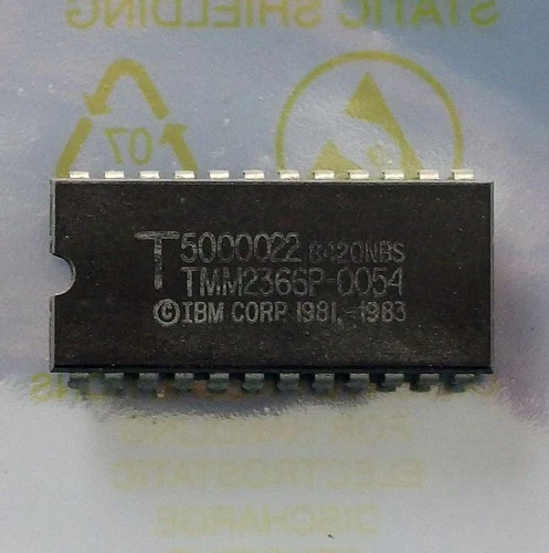 IBM PC 5150 cassette BASIC C1.10 U31 ROM 5000022 TMM2366P-0054 24 pin DIP