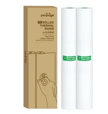 2 Rolls PeriPage A4 Thermal Paper – Quick-Dry Writing Type for A4 Printers NEW