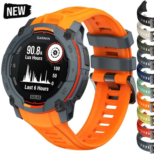 Sports Strap For Garmin instinct 3 Solar instinct 3 Amoled 45/50mm Silicone Band