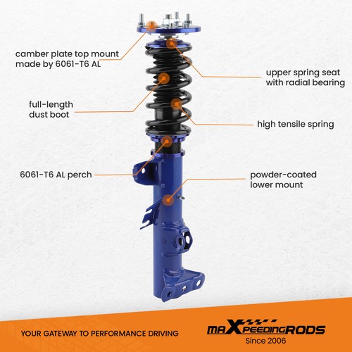 Kit Suspension Combine Fileté for BMW 3 Series E36 Berline Touring de 1990 a 98 - Imagen 11 de 12