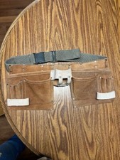 McGuire-Nicholas 11-Pocket Leather Waist Tool Belt/Contractor's Apron #1499