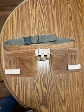McGuire-Nicholas 11-Pocket Leather Waist Tool Belt/Contractor's Apron #1499